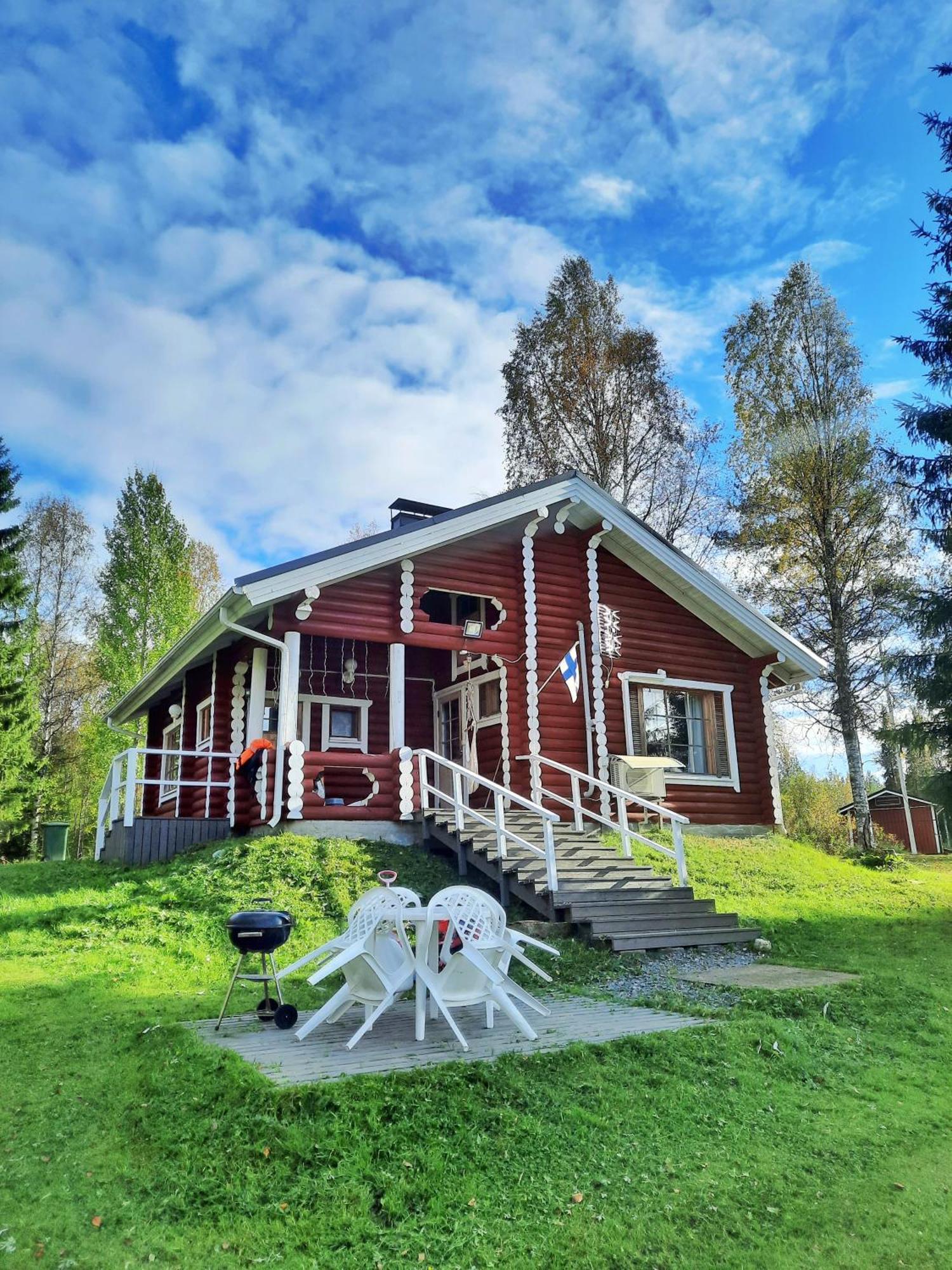 Lapin Villa Hiisi Joen Rannalla Ranua Eksteriør billede
