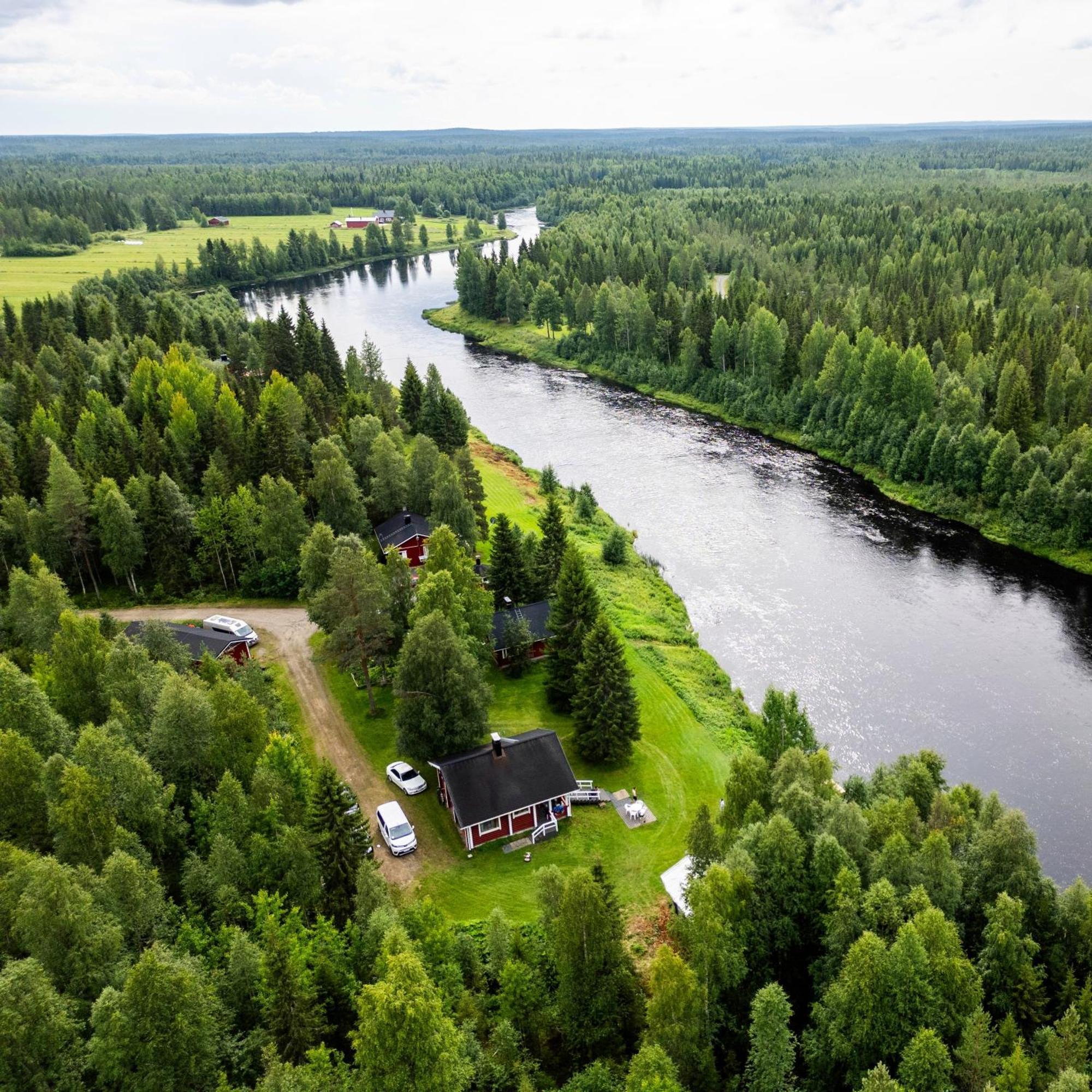 Lapin Villa Hiisi Joen Rannalla Ranua Eksteriør billede